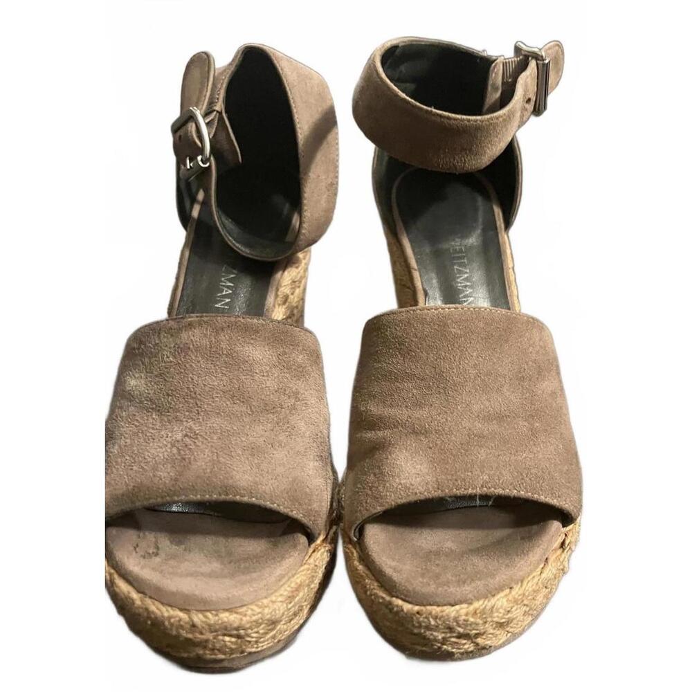 Stuart Stuart Weitzman Sohojute Platform Wedge 6.5 - image 5